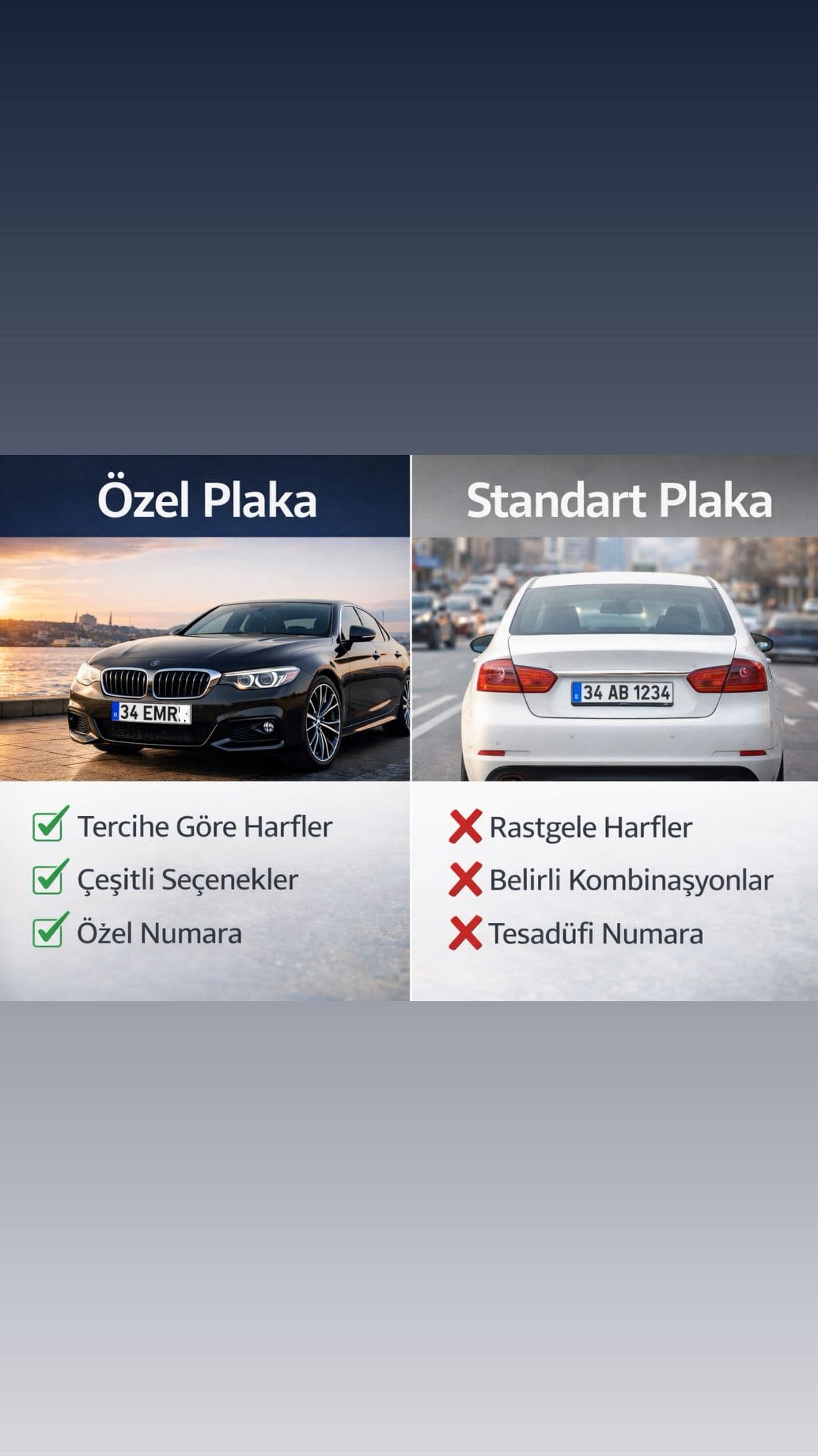 Özel Plaka ve Standart Plaka Arasındaki Farklar Nelerdir?