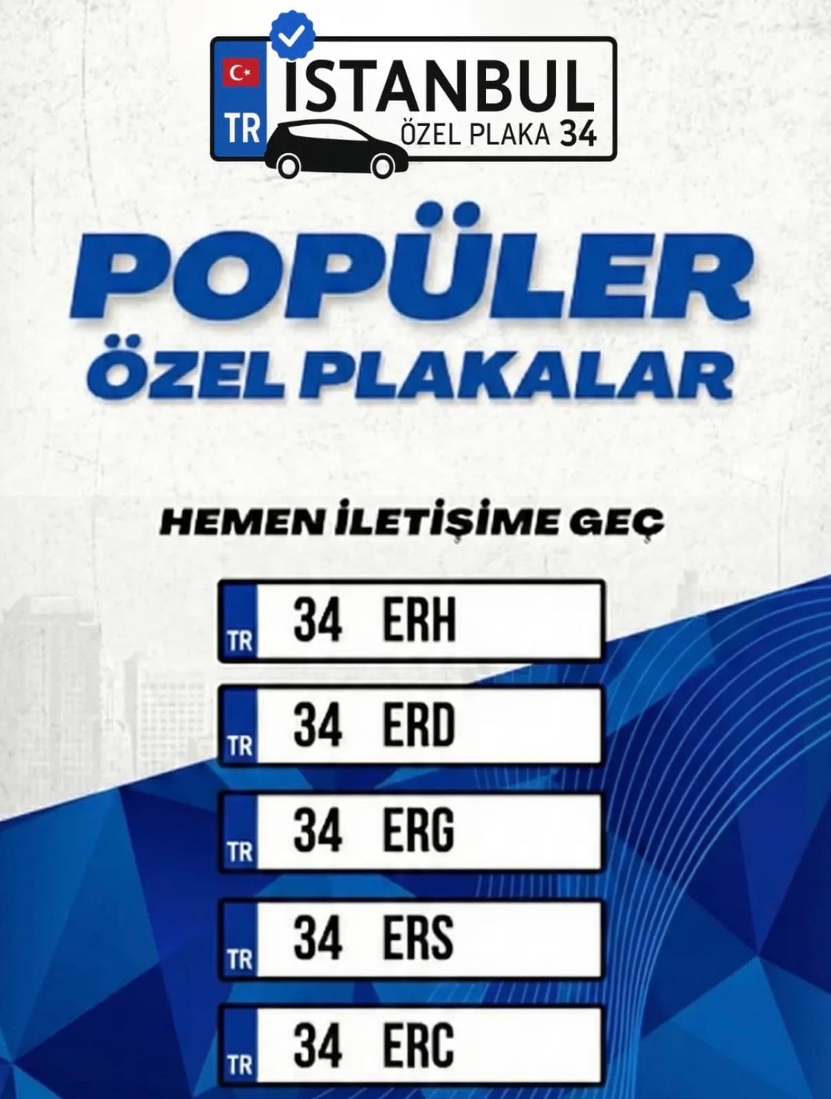 Popüler Özel Plakalar 2026: En Çok Tercih Edilen 34 Özel Plaka Kombinasyonları