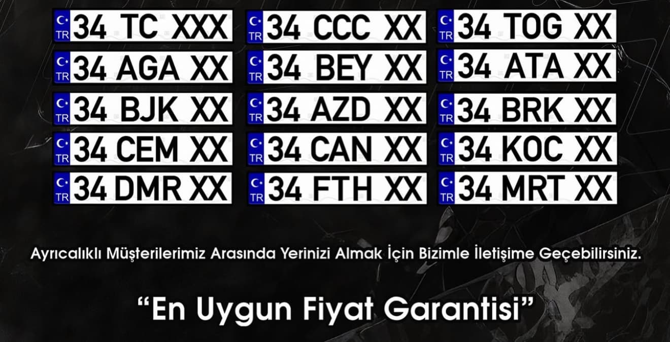 Özel Plaka Nedir? Nasıl Alınır? Vergisi Var mı? 2026 Güncel